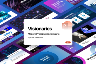 Visionaries Modern PowerPoint Template